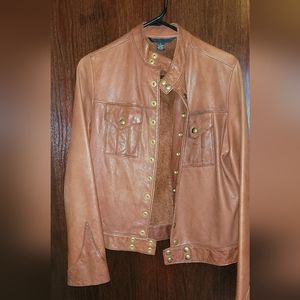 Lucky Brand Tawny Leather Jacket